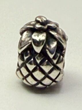 Retired Pandora Pineapple Charm 790368 Sterling Silver ALE 925